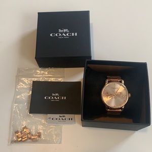 Rose Gold Coach Watch